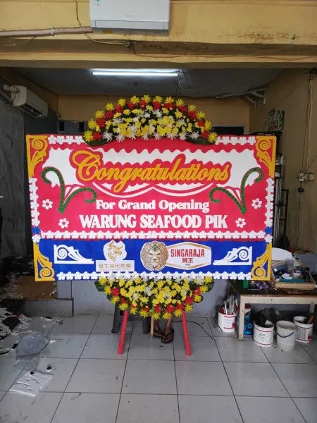 Papan Bunga Ucapan Selamat Lungge Temanggung