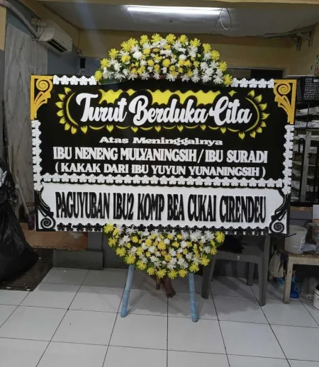 Papan Bunga Duka Lungge Temanggung